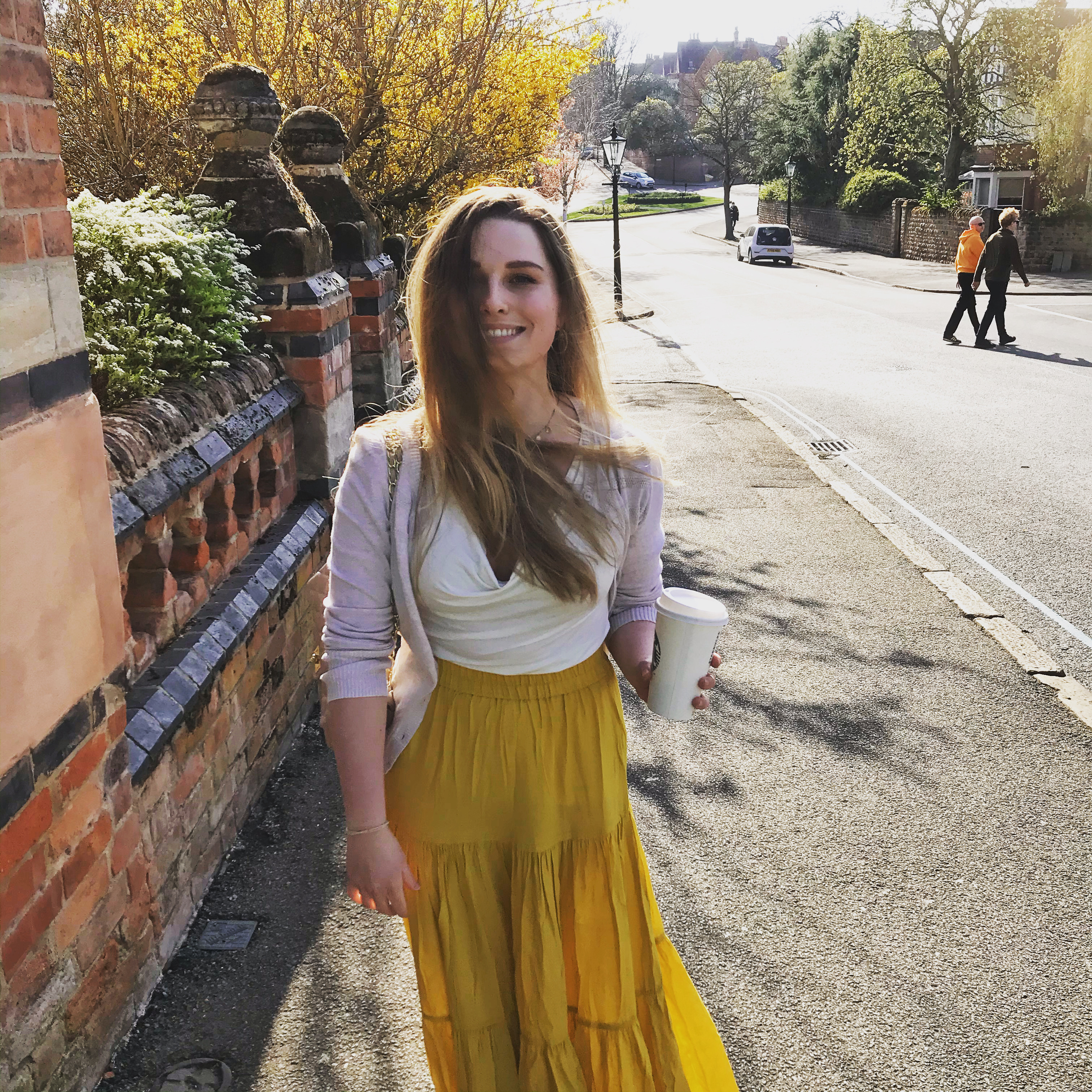 Sunshine Sewaholic Gabriola – a mega yellow maxi skirt | Sew Busy Lizzy